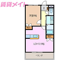 庵マンション  ｜ 三重県いなべ市北勢町阿下喜（賃貸マンション1LDK・1階・42.50㎡） その2