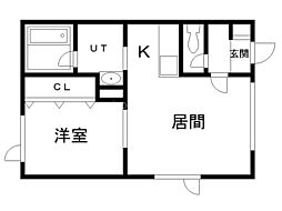 間取図画像 1LDK