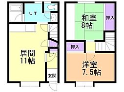 コーポアムール 1階