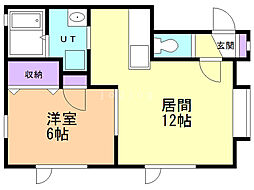 間取図画像 1LDK