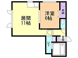 '07レジェンド 1LDKの間取図画像