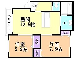 グランフォーレ中園II 1階