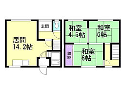 伊藤マンション 3LDKの間取図画像