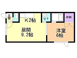 間取図画像 1LDK