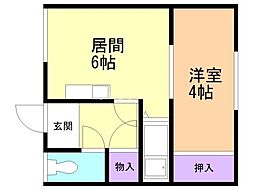間取図画像 1DK