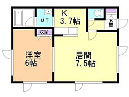 間取図画像 1LDK