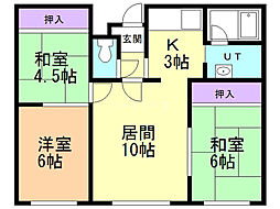 間取図画像 3LDK