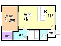 間取図画像 1DK