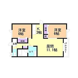サンシャインＫＯＷＡ 2階/201