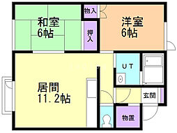 光陽タウンハイツ 2階/203