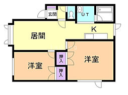 エンヂェルハイツ 1階/B