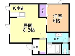 間取図画像 1LDK