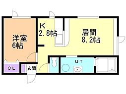 間取図画像 1LDK