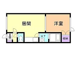 間取図画像 1LDK