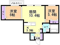 物件の間取り