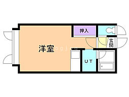 グレースコート ワンルームの間取図画像