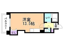 ノースコート新橋 ワンルームの間取図画像