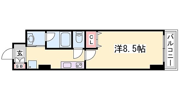 ＣＩＴＹＳＰＩＲＥ神戸元町I 1103｜兵庫県神戸市中央区元町通３丁目(賃貸マンション1K・11階・29.20㎡)の写真 その2