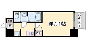 アスヴェル神戸ハーバーサイド 805 ｜ 兵庫県神戸市兵庫区湊町１丁目（賃貸マンション1K・8階・24.29㎡） その2