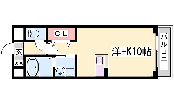 プラチナコート 506｜兵庫県神戸市中央区御幸通６丁目(賃貸マンション1K・5階・28.44㎡)の写真 その2