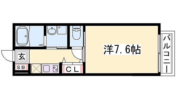 ワコーレヴィアーノ長田大塚町 203｜兵庫県神戸市長田区大塚町１丁目(賃貸アパート1K・2階・24.36㎡)の写真 その2