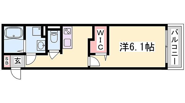 KUDOUマンション 303｜兵庫県神戸市須磨区古川町３丁目(賃貸アパート1K・3階・28.40㎡)の写真 その2