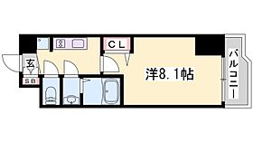 ララプレイス　ザ・神戸シルフ 803 ｜ 兵庫県神戸市中央区中町通４丁目（賃貸マンション1K・8階・24.48㎡） その2