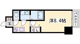 エスリード三宮旭通 604 ｜ 兵庫県神戸市中央区旭通２丁目（賃貸マンション1K・6階・26.81㎡） その2