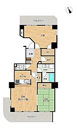 ガーデンプラザ新検見川20番館 2SLDKの間取図画像