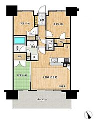 レーベンリヴァーレラ・フィエルテ 3LDKの間取図画像