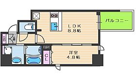 プレサンス北浜レガーロ  ｜ 大阪府大阪市中央区平野町1丁目（賃貸マンション1LDK・9階・34.36㎡） その2