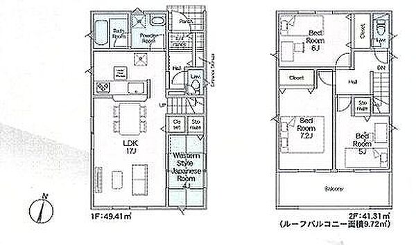 間取りを拡大表示