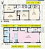 間取り：B号棟　5290万円