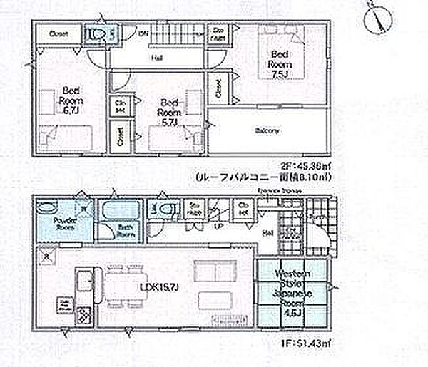 間取りを拡大表示