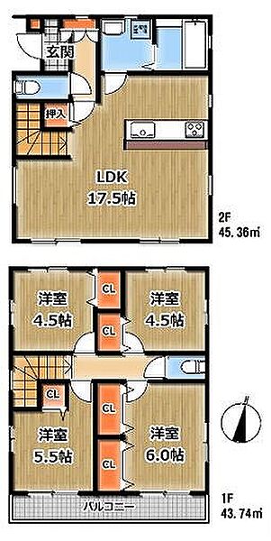 間取りを拡大表示