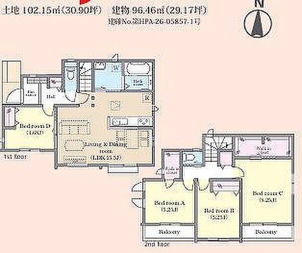 間取りを拡大表示