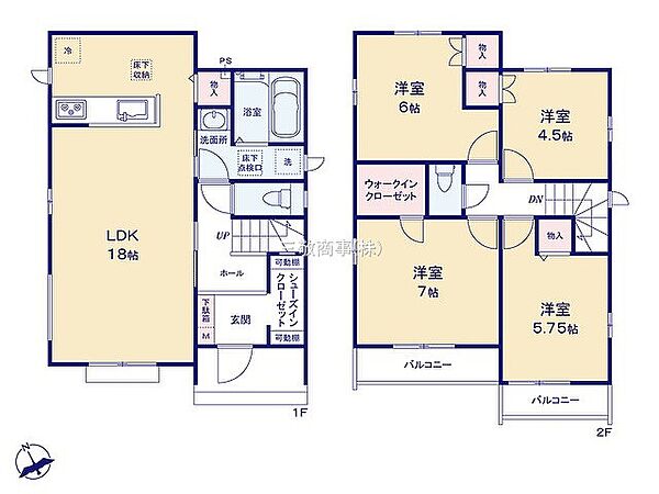 間取りを拡大表示