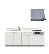 【同仕様写真】キッチンは永大産業の新品に交換します。天板は人造大理石製なので、熱に強く傷つきにくいため毎日のお手入れが簡単です。天井壁クロス貼り替え、フロアタイル重ね張り、照明交換、他。