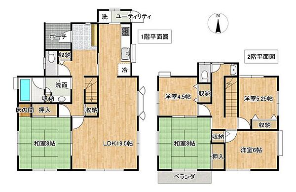 間取りを拡大表示