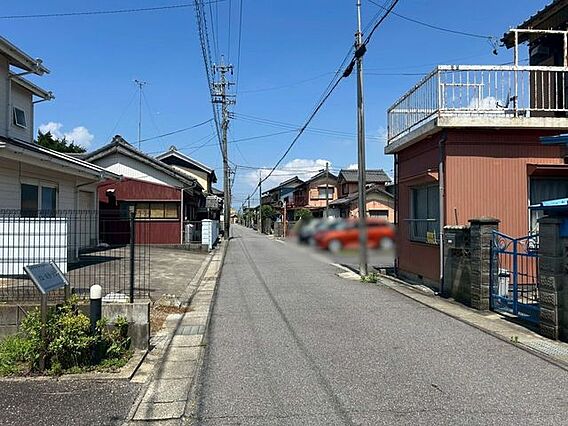 前面道路含む現...