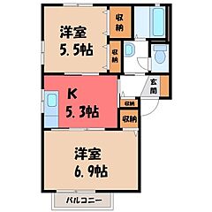 物件の間取り