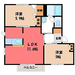 オレンジコート 2階/-
