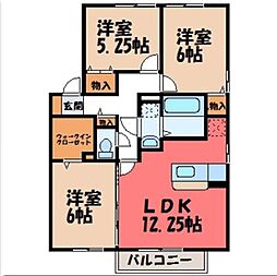 リビングタウン古河 B 1階/-