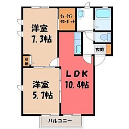 ユーコスモ A 2階