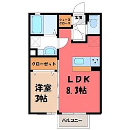 クレストタウン C 2階
