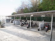 バイク駐輪も可能です