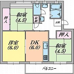 鈴蘭台第3団地 1階/-