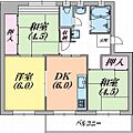 鈴蘭台第3住宅3号棟1階5.3万円