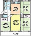 ひよどり台1団地7号棟4階5.0万円