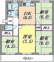 物件の間取り